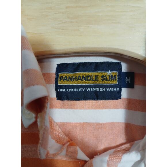 Mens Panhandle Slim Western Button Front Size  Medium - Picture 5 of 7